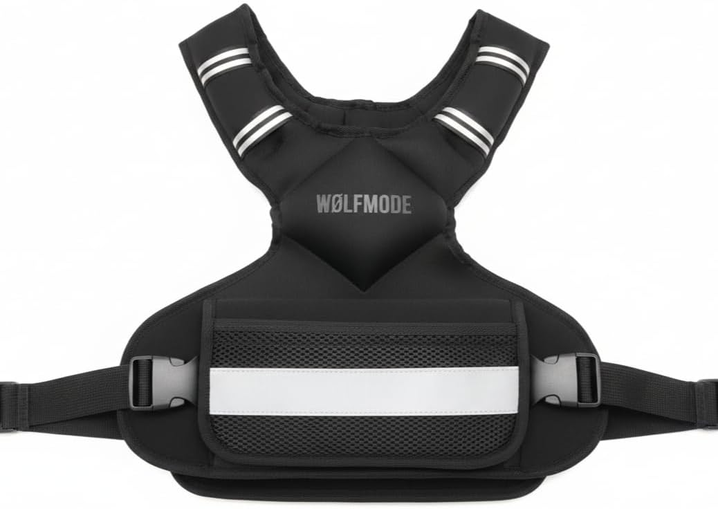 Weighted Vest 11-20LB Adjustable - Strength Training Vest for Men & Women, Running, Walking, Calisthenics, Home Workout Equipment