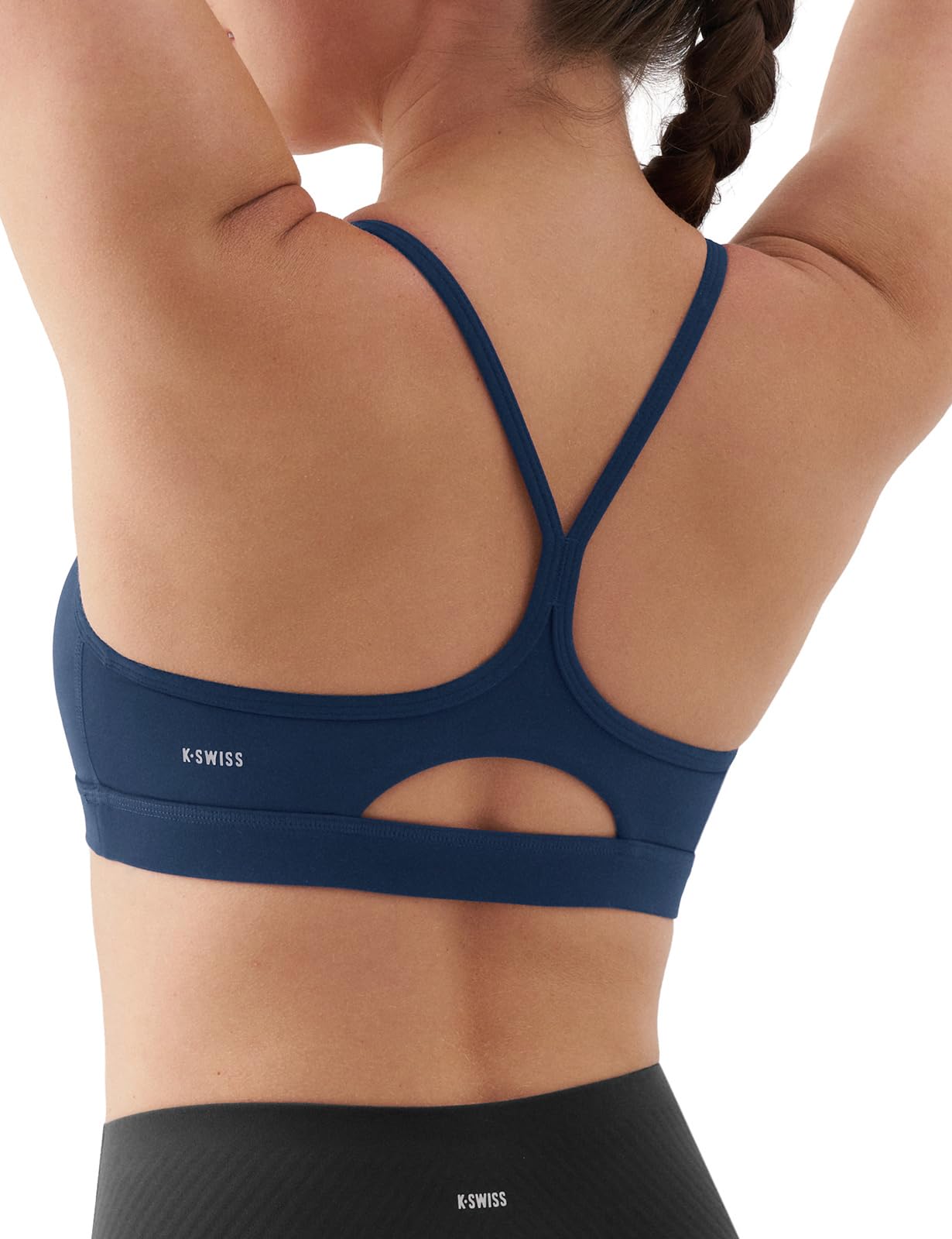 K-Swiss Sports Bras for Women - Y Back Racerback Low Impact Workout Bras Yoga Walking