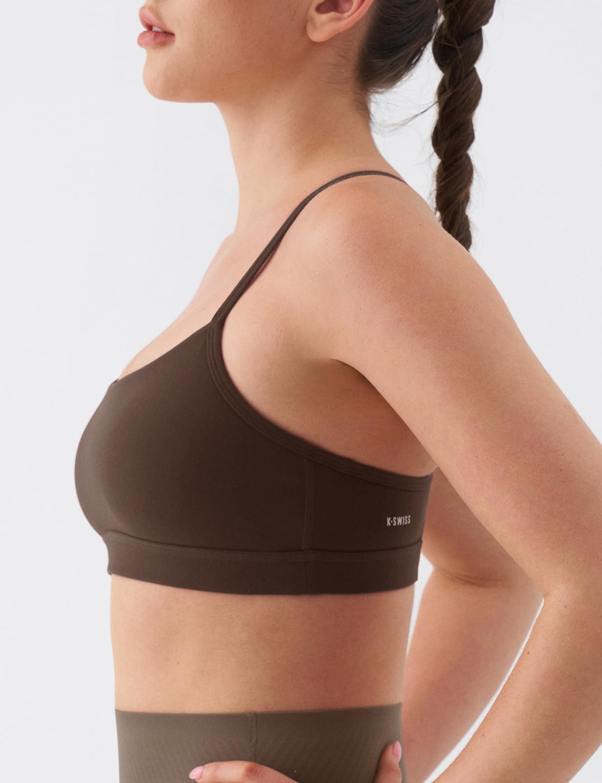 K-Swiss Sports Bras for Women - Y Back Racerback Low Impact Workout Bras Yoga Walking