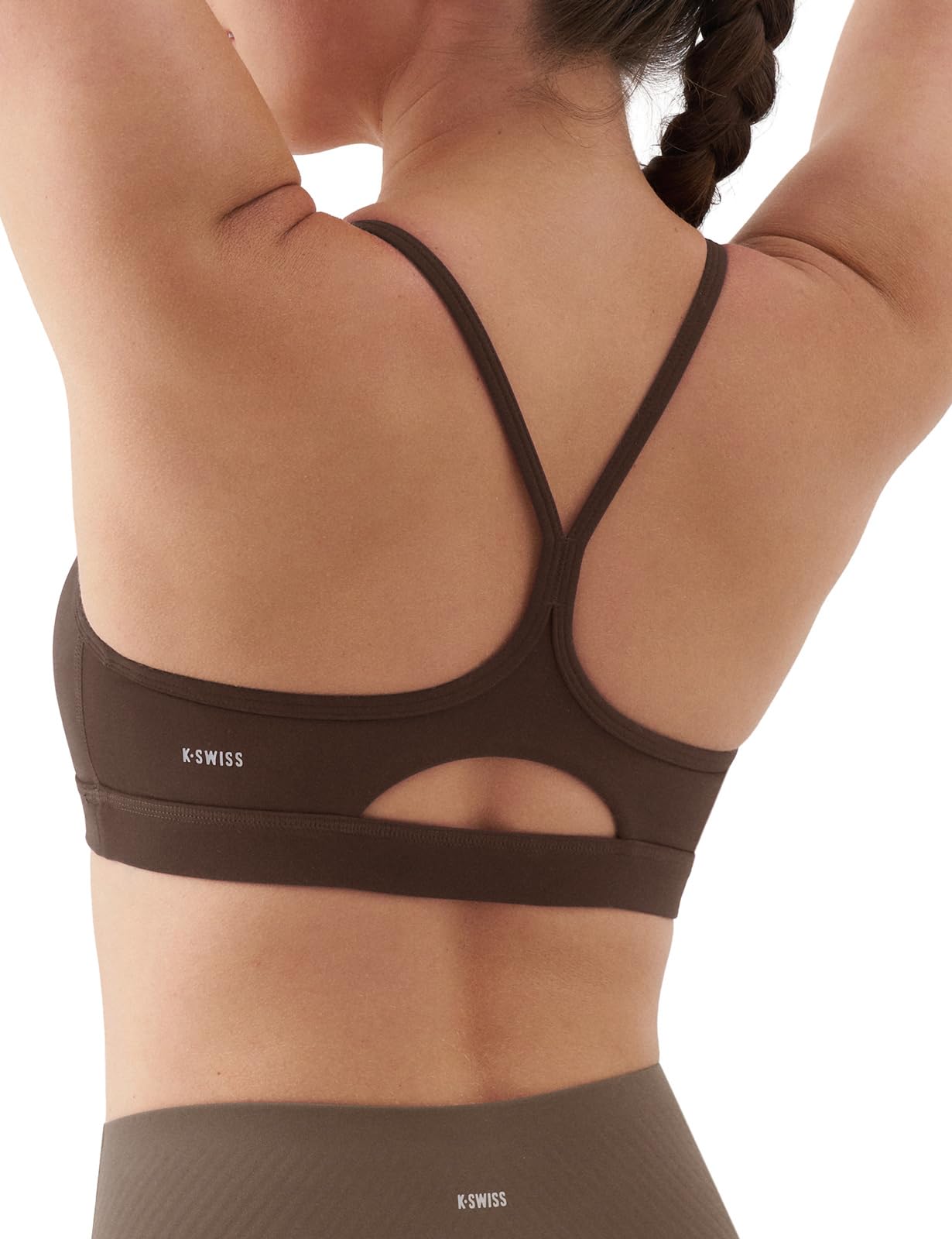 K-Swiss Sports Bras for Women - Y Back Racerback Low Impact Workout Bras Yoga Walking