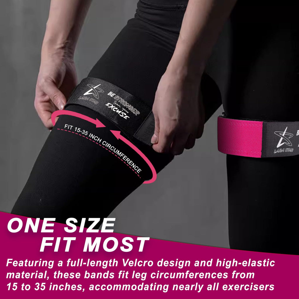 BFR Occlusion Bands for Women Glutes,Blood Flow Restriction Bands for Legs, Butt & Hip Building, Workouts, Best Fabric Resistance Bands for Squat Butt & Thigh