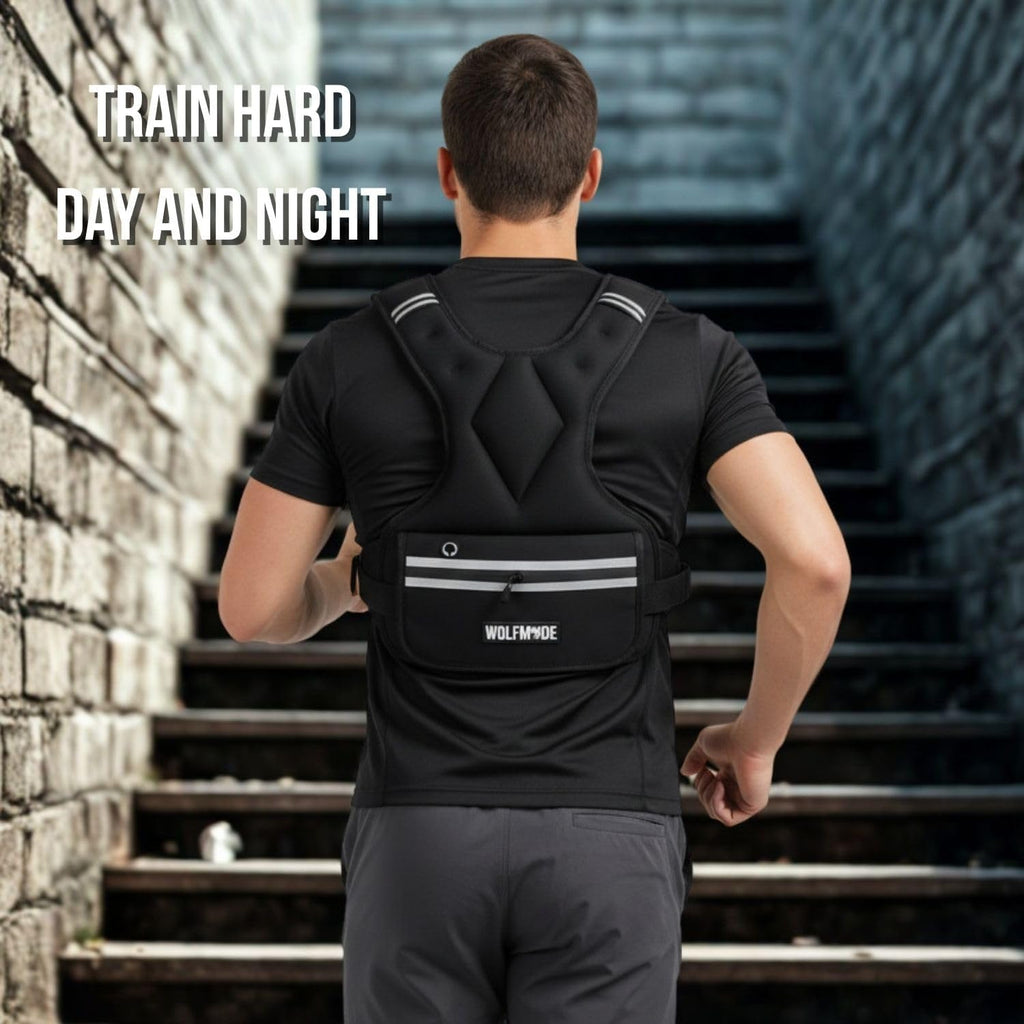 Weighted Vest 11-20LB Adjustable - Strength Training Vest for Men & Women, Running, Walking, Calisthenics, Home Workout Equipment