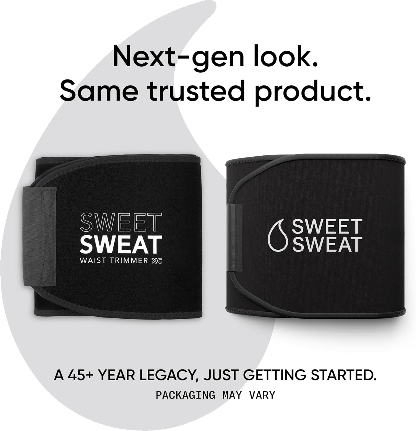 Sports Research Sweet Sweat Waist Trimmer (Core Series) - Premium Sweat Enhancing Fitness Band for Women & Men