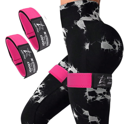 BFR Occlusion Bands for Women Glutes,Blood Flow Restriction Bands for Legs, Butt & Hip Building, Workouts, Best Fabric Resistance Bands for Squat Butt & Thigh