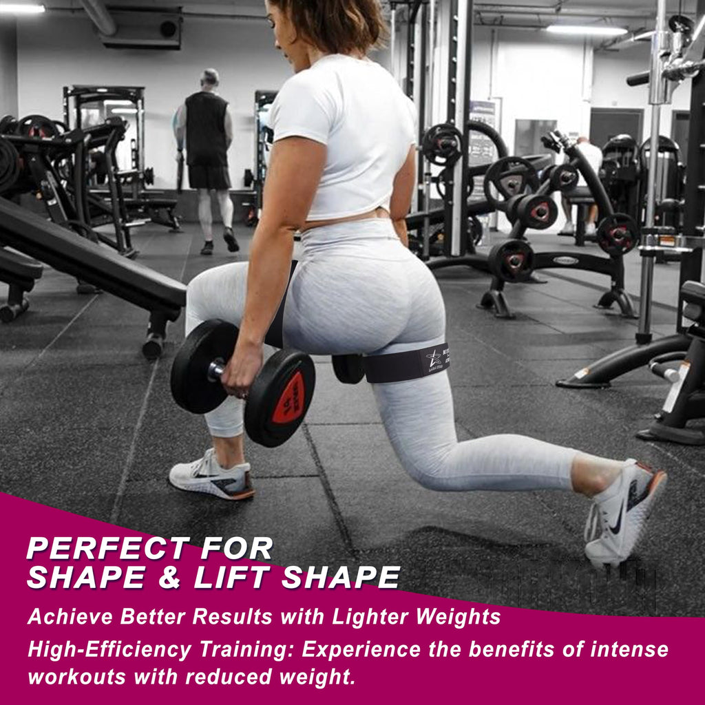 BFR Occlusion Bands for Women Glutes,Blood Flow Restriction Bands for Legs, Butt & Hip Building, Workouts, Best Fabric Resistance Bands for Squat Butt & Thigh